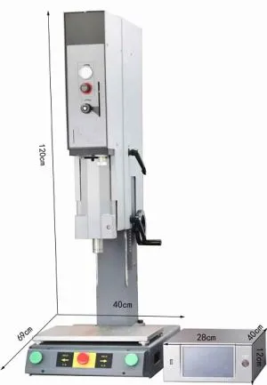 Machine de soudure ultrasonique intégrée de précision-contrôle pour la matière plastique